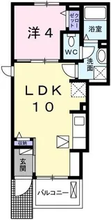 ベル カーサ【1階】の間取り