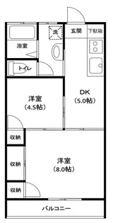 BASE柳根【1階】の間取り