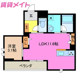 Sha Maison 新正【2階】の間取り
