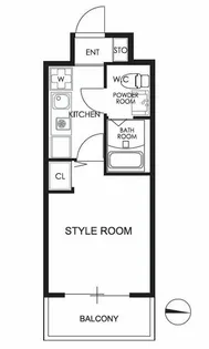 カレススタイル多摩川【2階】の間取り