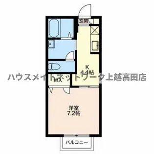 アルカディア【2階】の間取り