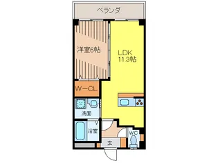 イーストヒルIII【4階】の間取り