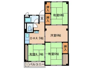 メゾン松山【2階】の間取り