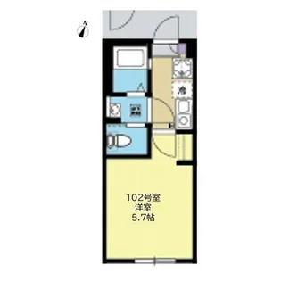 C.B.Grey東林間【1階】の間取り