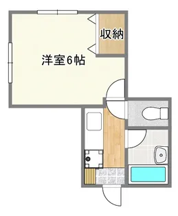 アーバン中央【1階】の間取り