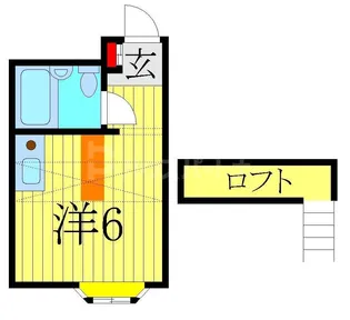 サンライズ南柏【2階】の間取り
