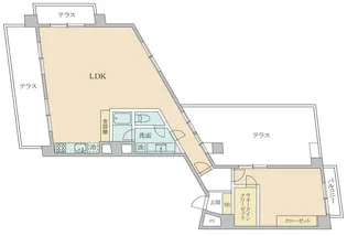 ドエルC&T【6階】の間取り