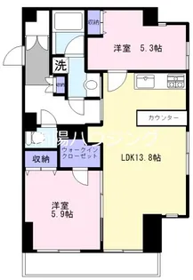 吉祥寺・オリーブの庭 西棟【5階】の間取り