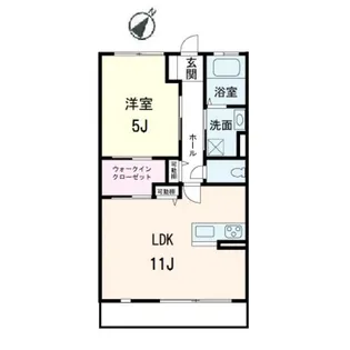 アドミラブールY・A【2階】の間取り