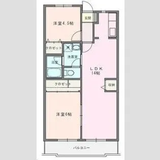 ニフティ34【2階】の間取り