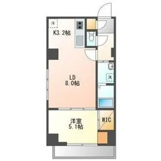 スペチアーレ・プリーモ【9階】の間取り