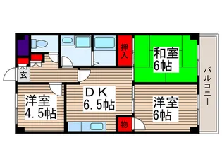 エステイト【1階】の間取り
