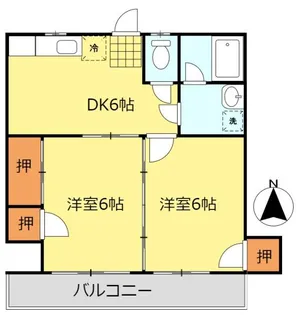 サンパレスヨシダ【3階】の間取り