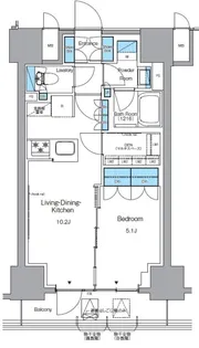 プライムアーバン浅草テラス【2階】の間取り