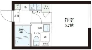 レピュア中板橋駅前レジデンス【2階】の間取り