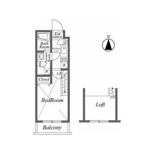 ユーレジデンス西大井【4階】の間取り