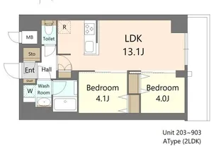 S-RESIDENCE王子enable【5階】の間取り