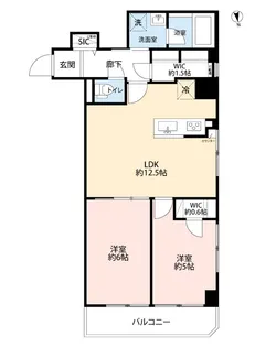 グリーンキャピタル亀戸水神【4階】の間取り