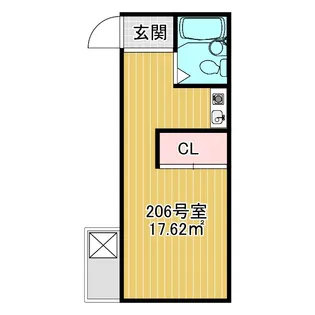 ルミエール西川口【3階】の間取り