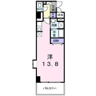 カスタナール【3階】の間取り