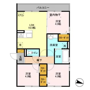 ルーチェ【1階】の間取り