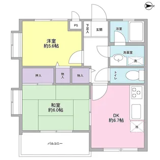 グランコート武蔵小杉【3階】の間取り