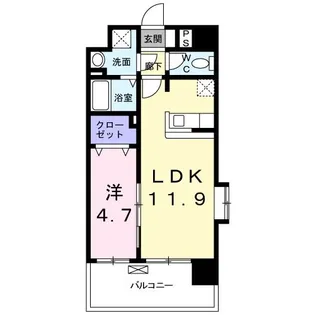 ミッドフォート II【2階】の間取り