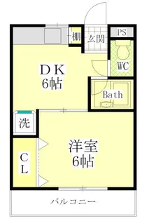 コーポアクティブ【3階】の間取り