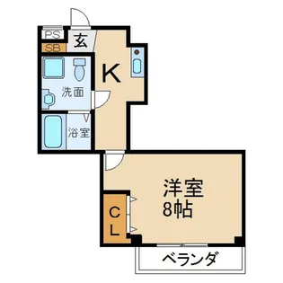 津田西TNビル【4階】の間取り