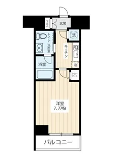 ドルチェ東京押上ツインズ弐番館【4階】の間取り