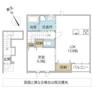 レーガベーネ千波 III A棟【2階】の間取り