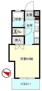 パールマンション【4階】の間取り