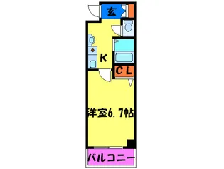 ライブ寺町通り【2階】の間取り