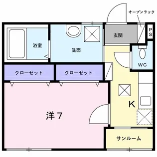リベラ【1階】の間取り