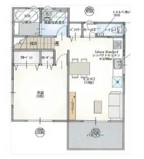 HOUSE SOWAKA【2階】の間取り