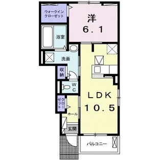 リファインIII【1階】の間取り