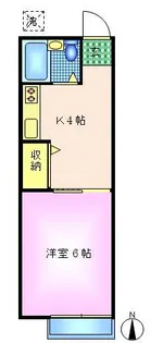 清涼館【1階】の間取り