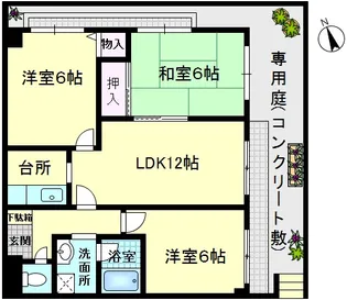 ニューエイト本郷第5【1階】の間取り