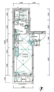 ガリシア中野新橋【3階】の間取り