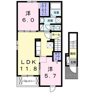 マーベラス メゾンI【2階】の間取り