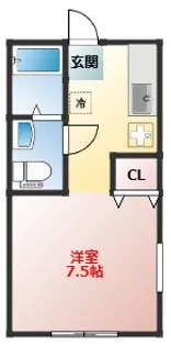 プラスガレージ秦野【2階】の間取り