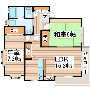 本町壱号館【2階】の間取り