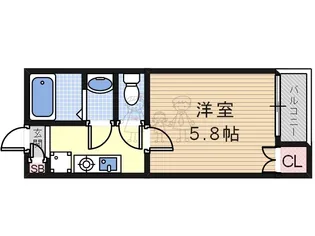 ラルーチェ杉本町【1階】の間取り