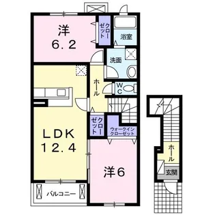 サンライトD【2階】の間取り
