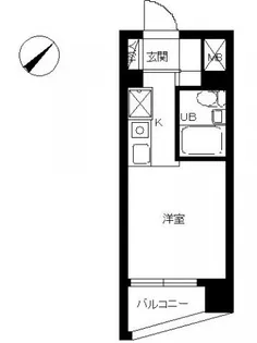 スカイコート西川口第6【5階】の間取り