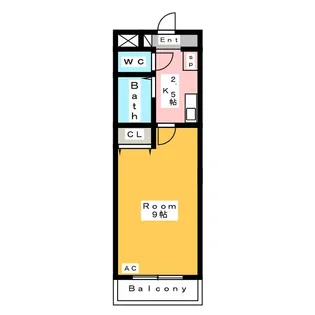 A・City法連町【1階】の間取り