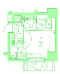 SYFORME KANNAI【8階】の間取り