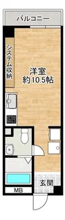 シーズンコート四條畷【2階】の間取り