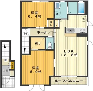 カーサベルデ【2階】の間取り