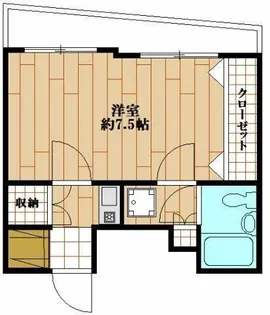 リブポート上野松が谷【6階】の間取り